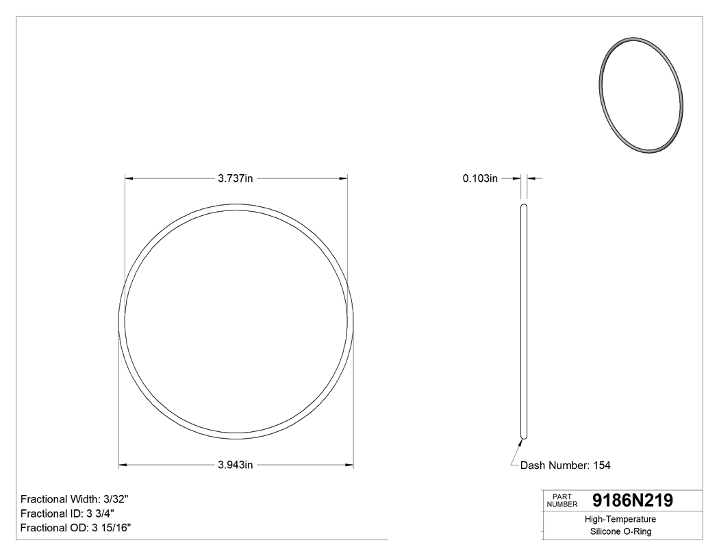 Technical drawing - 9186N219